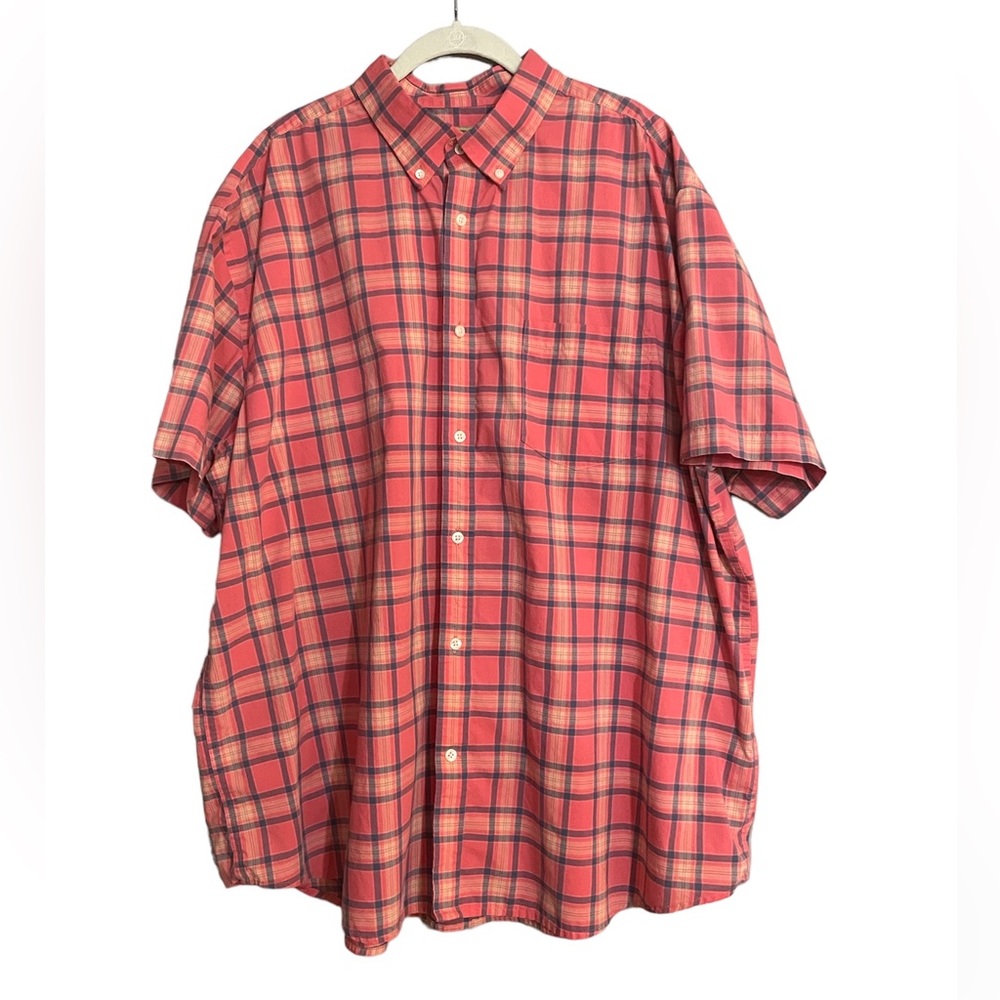 The Foundry Supply Co. Plaid. Short Sleeve Button Down. Men’s 2XL